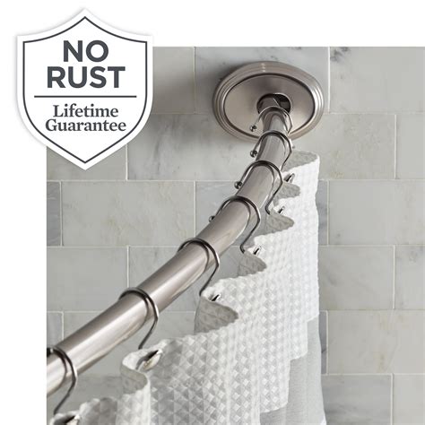 Removing a <b>curved</b> <b>shower</b> <b>rod</b> is a straightforward process. . Better homes and gardens curved shower rod instructions